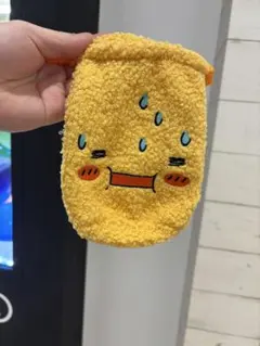 しずくちゃん　もこもこ巾着ポーチ　アセオ君