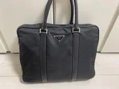 PRADA プラダ　メンズ　ビジネスバッグ　ブリーフケース　三角ロゴプレート