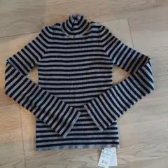 新品 SpRay タートルネック セーター Fサイズ GY/BK