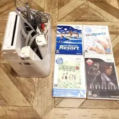 Wii本体 + ゲーム4本セット