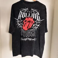 【新品】ローリング・ストーンズ 公式ライセンス Tシャツ M ウォッシュ加工
