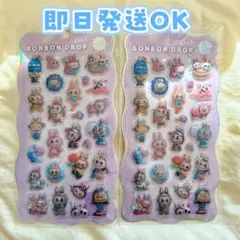 ラブブ 3Dシール　2枚セット　LABUBUボンボンシール