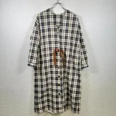 KATHARINE ROSS（キャサリンロス）チェック柄 シャツワンピース Mのサムネイル