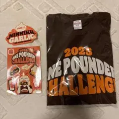 バーガーキングワンパウンダーチャレンジ2025第3弾Tシャツ ステッカー2点