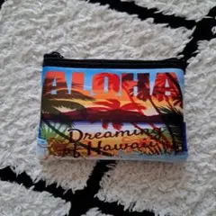 ALOHA Dreaming of Hawaii ポーチ キーリング付き