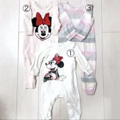 ベビーギャップ  ロンパース3枚セット