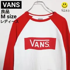 【良品 デカロゴ】バンズ レディース 長袖Tシャツ ラグランスリーブロング丈