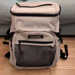 即発送 CONVERSE　リュック　バックパック　グレー 大容量　ボックス型のサムネイル