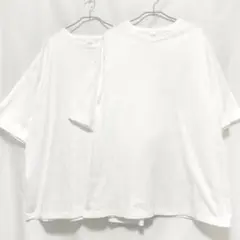 ☆ユナイテッドアスレ☆ビッグシルエット☆Ｔシャツ☆ホワイト☆2枚セット