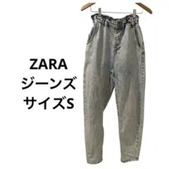 ZARAライトブルーデニムパンツ