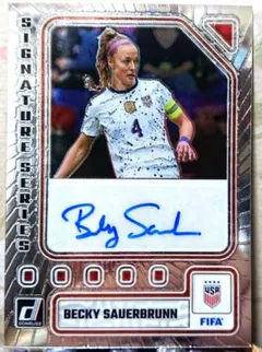 becky sauerbrunn サイン panini auto カード 女子