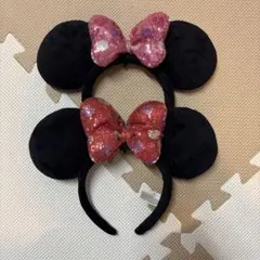 ミニー　カチューシャ　スパンコール