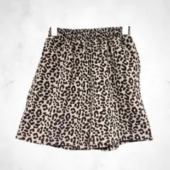 ペアマノン　キュロット　ハーフパンツ　150㎝　ヒョウ柄　レオパード キッズ
