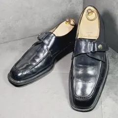 【REGAL】リーガル　23DR　Uチップ　シングルモンク　ビジネスシューズ　黒のサムネイル