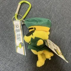 スヌーピータウン　東京駅長GREENシリーズ カラビナマスコット　ウッドストック