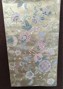 新品！子供用袋帯 華紋 花唐草文様 金糸 黒地 豪華絢爛 新品！子供用袋帯 華紋 花唐草文様 金糸 黒地 豪華絢爛 - メルカリ