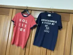 お得❗️Abercrombie & Fitch Hollister Tシャツ2枚