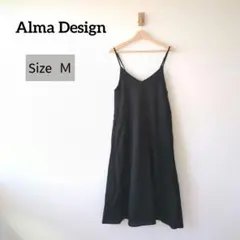 キャミワンピース ロング黒