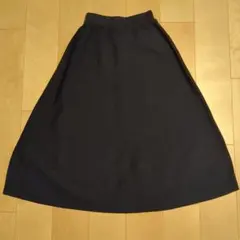 【新品】プラステ ホールガーメント　ニットサーキュラースカート ネイビー M