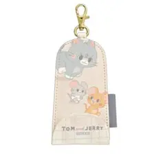 トムとジェリーリール付きキーケース(新品　未使用)