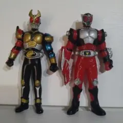 最終値下げ❕レア✨２０年以上前❕仮面ライダークウガ＆龍騎ミニチュアフィギュア