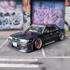 ホットウィールカスタム 日産 シルビア 180sx 全塗装黒☆トミカ改造 ホットウィールカスタム 日産 シルビア 180sx 全塗装黒☆トミカ改造