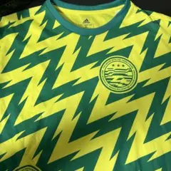 サッカーシャツ イエロー グリーン