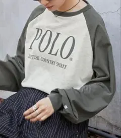 POLO BCS 別注　クラシックロゴプリント オーバーサイズ アソート長袖T