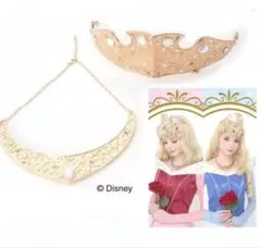 シークレットハニー オーロラ姫 ティアラ ネックス　仮装 ディズニー　Dハロのサムネイル