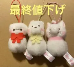 ディズニー ミルキーボア 雪だるまマスコット