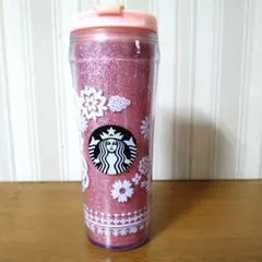 Starbucks グリッタータンブラー ピンク