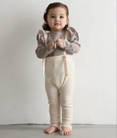 PUPPAPUPO ベビー サロペット リブパンツ 80cm