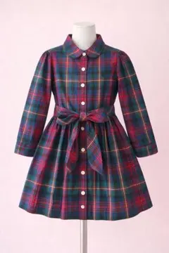 ポロ・ラルフ・ローレン チェックワンピース 4T