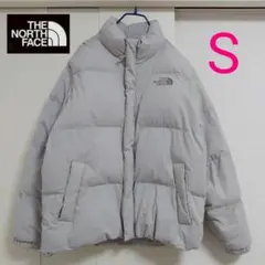 ノースフェイス　ダウン　ライトグレー　グレー　レディース　Sサイズ　アウター