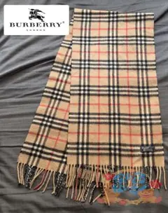Burberry　バーバリー　マフラー　カシミヤ100%　ブラウン　ノバチェック