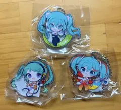 初音ミク　レーシングミク　アクリルキーチェーン　vol.2 3種セット