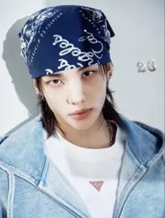 新品タグ付き】Stray Kids ヒョンジン着用 GUESSデニムキャップ - メルカリ