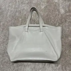 マーガレットハウエル　レザー トートバッグ グレーのサムネイル