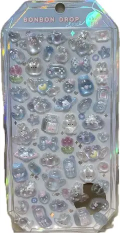 【未開封】正規品 ボンボンドロップシール　シャーベット　ガラケー　うさぎ　柄