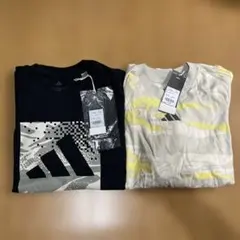 adidas グラフィックTシャツ 150サイズ ブラック　タグ付き！