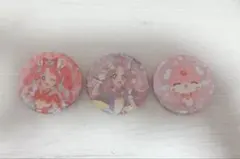 映画　名探偵プリキュア缶バッジ キュアミスティック キュアアンサー ポチタン