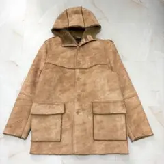 Louis Chavlon フェイクムートンジャケット L 茶 アメカジのサムネイル