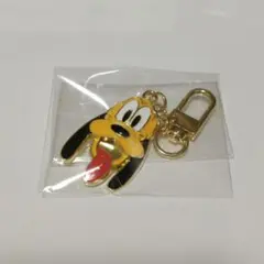グーフィー キーホルダー ゴールド