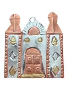 【メキシコ雑貨】オハラタ　クリスマスオーナメント　教会