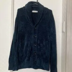 ジェラートピケ　オム　カーディガン　M ネイビー　レディースL