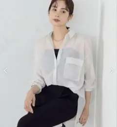 COMME CA ISM シアーシャツ