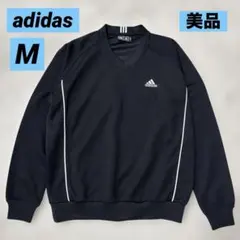 美品☆adidas アディダス ジャージ　ジャケット　Vネック トレーナー