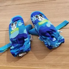 ちぇこういん様　ミッキー 子ども用　スキーウエアグローブセット　 カモフラージュ