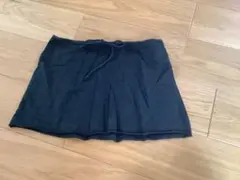 American Apparel フレアスカート ブラック　スエット生地のサムネイル