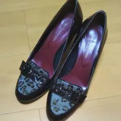 【ほぼ新品】TRUSSARDI（トラサルディ）パンプス 茶